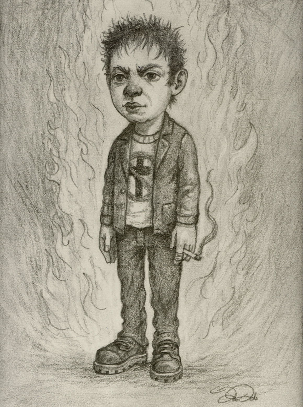 "Do What You Want" Graphite Drawing