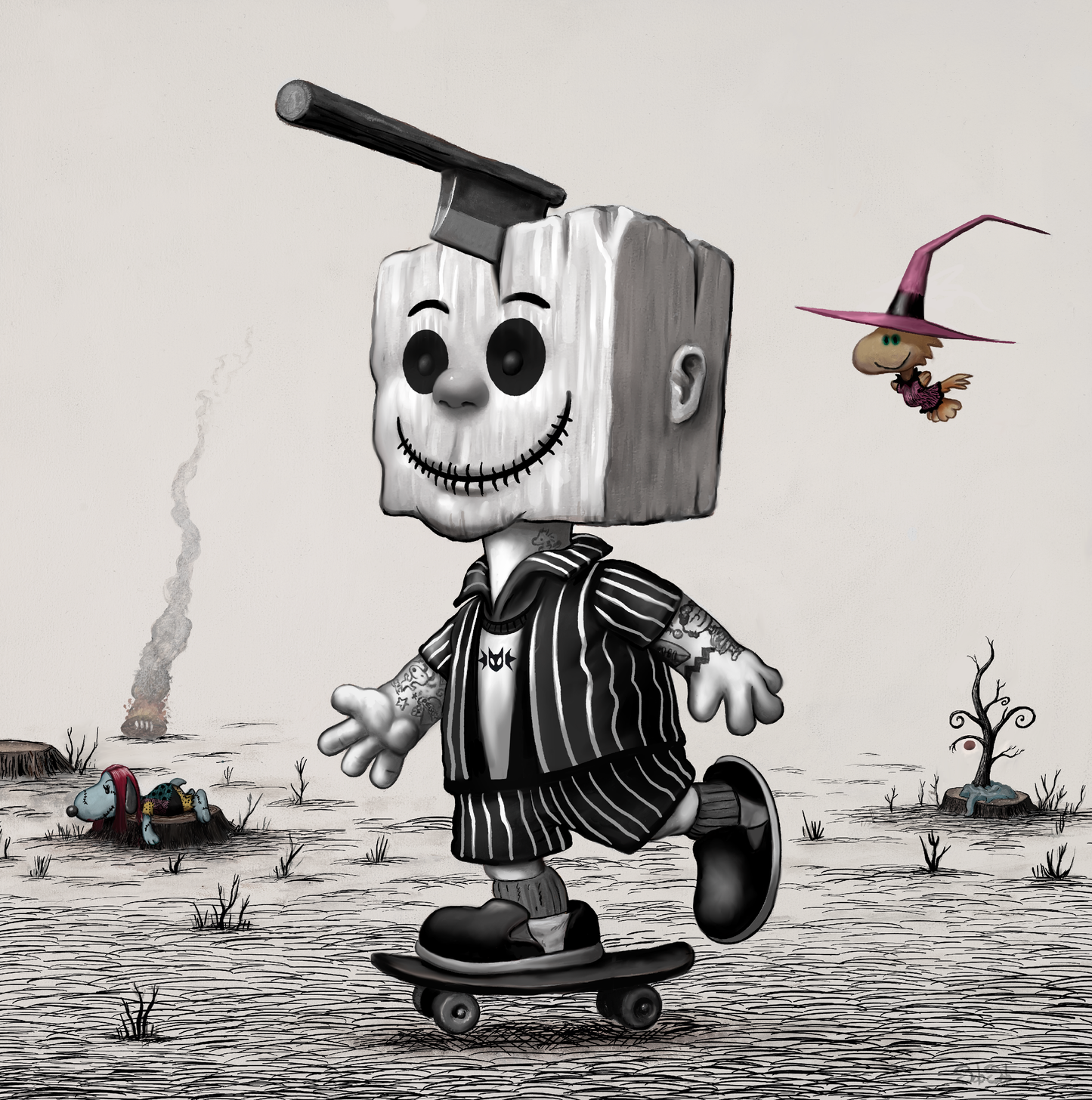 "Jack Skellington" Blockhead Vinyl Figure