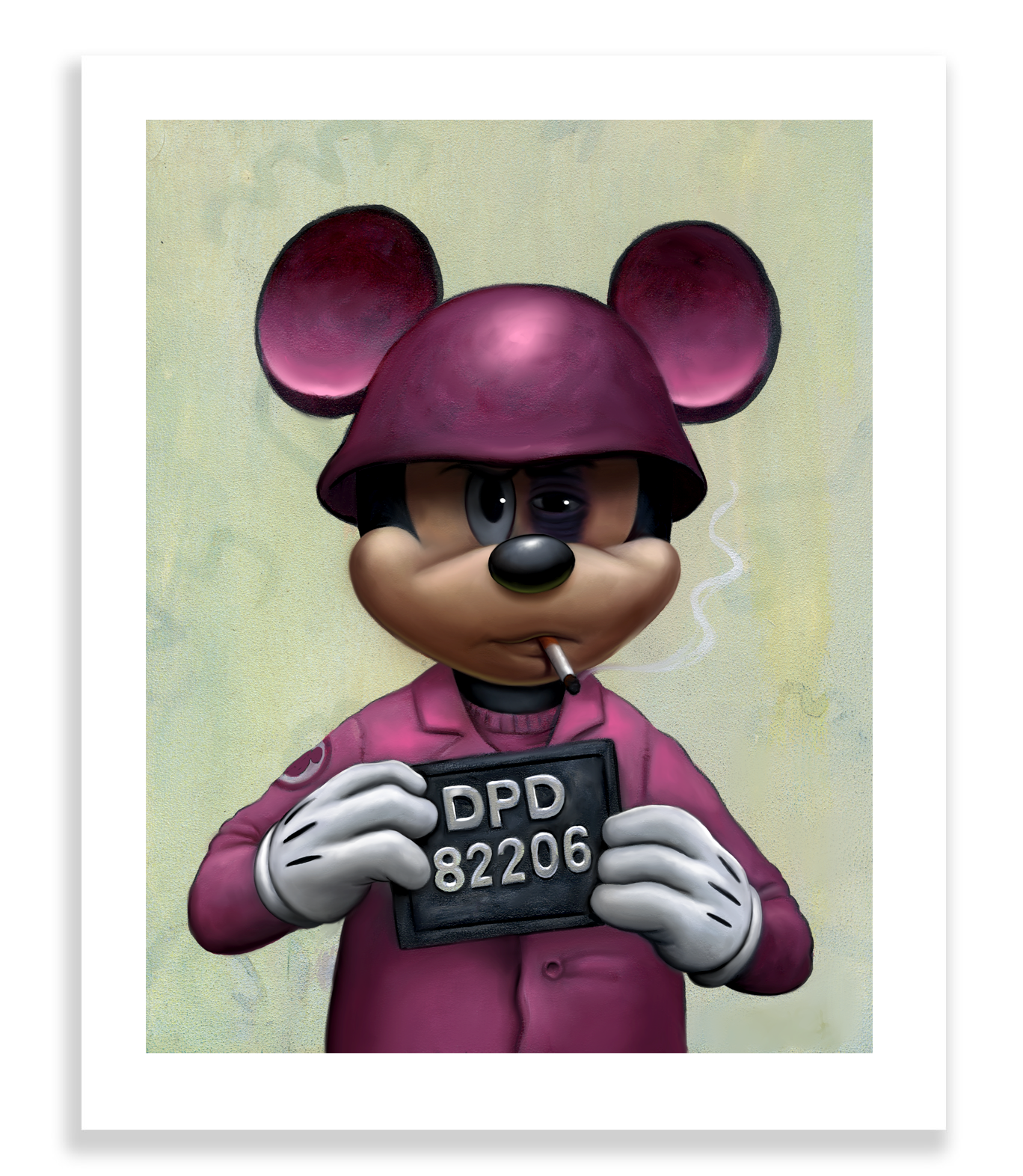 "Mickey Mouse Mug Shot" Paper Edition