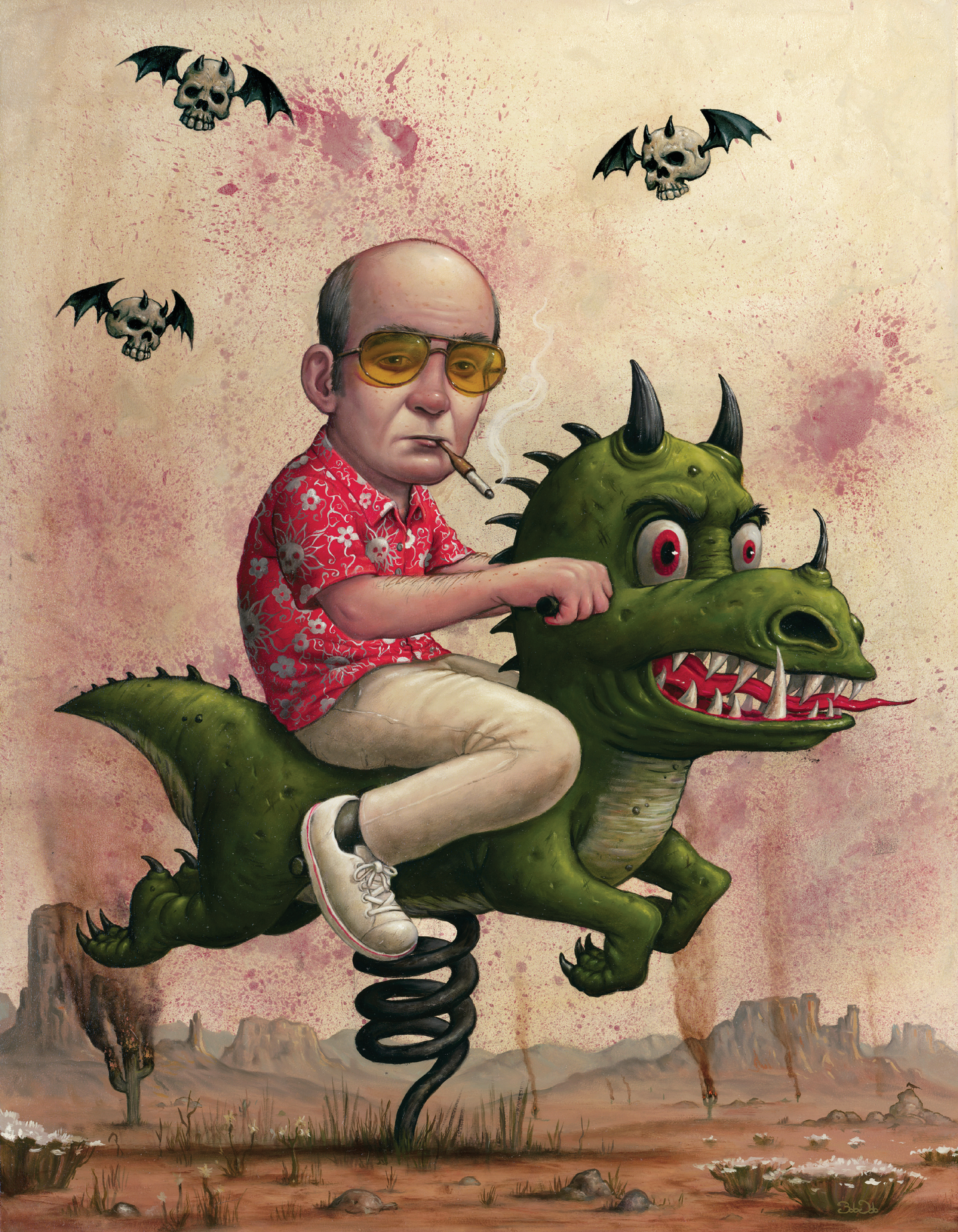 "Ride You Bastard" Canvas Edition
