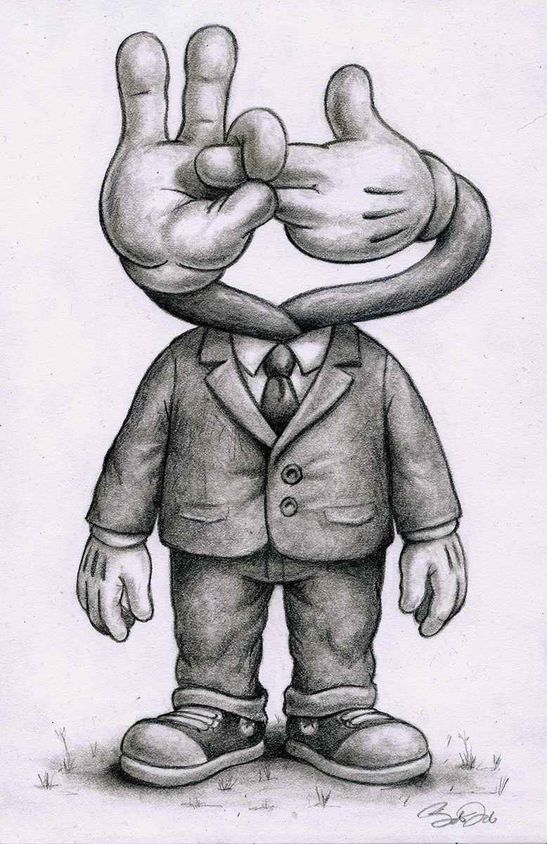 "Phuck Head" Graphite Drawing