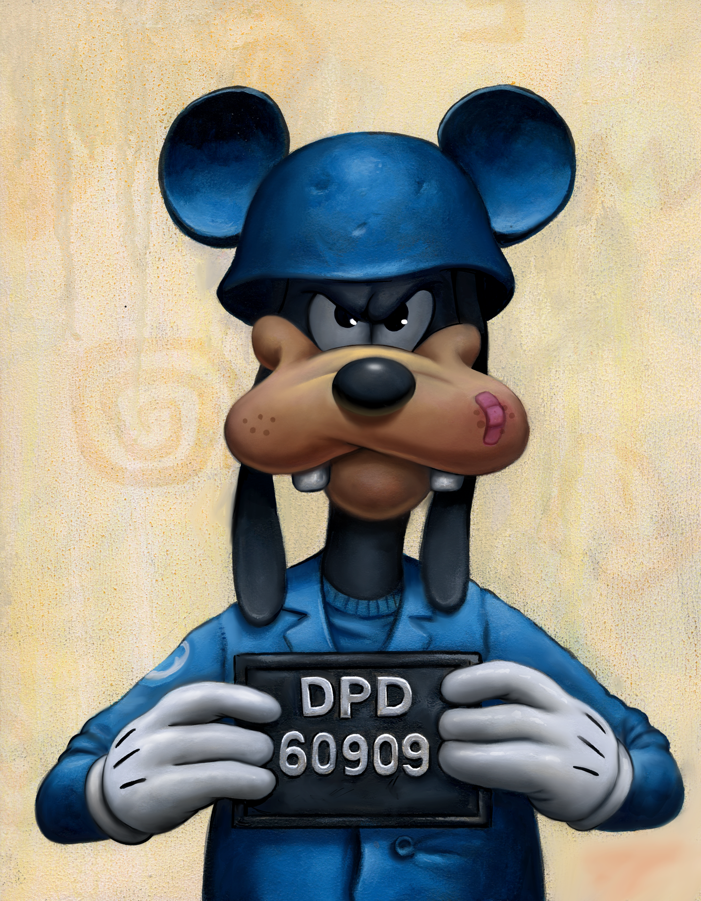 "Goofy Mug Shot" Paper Edition