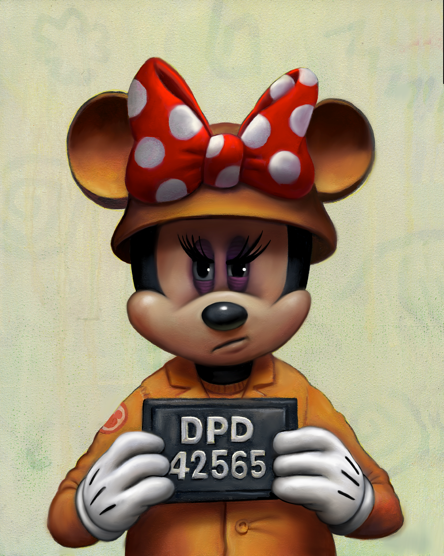 "Minnie Mouse Mug Shot" Paper Edition