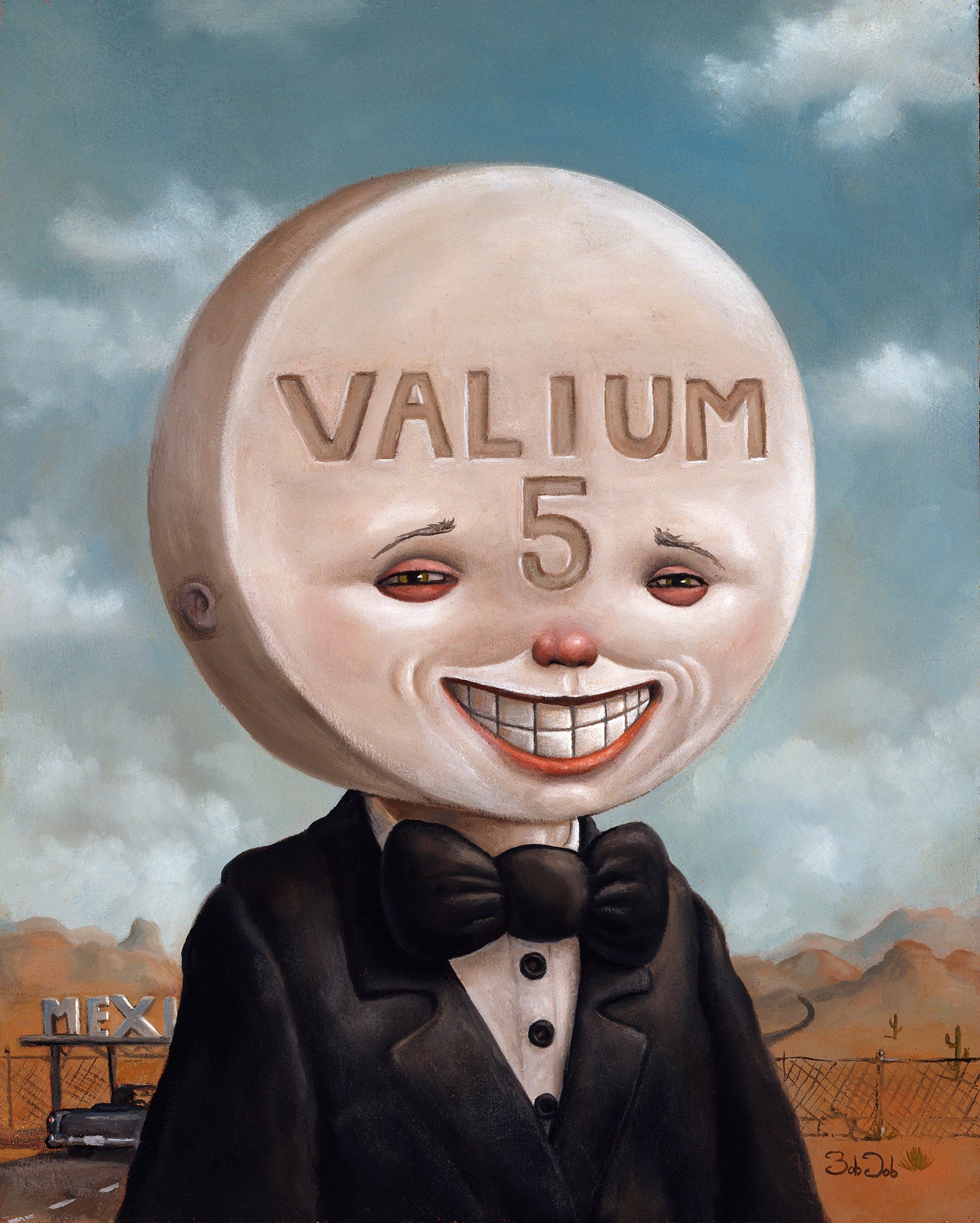 "Pill Head" Mini Print Paper Edition