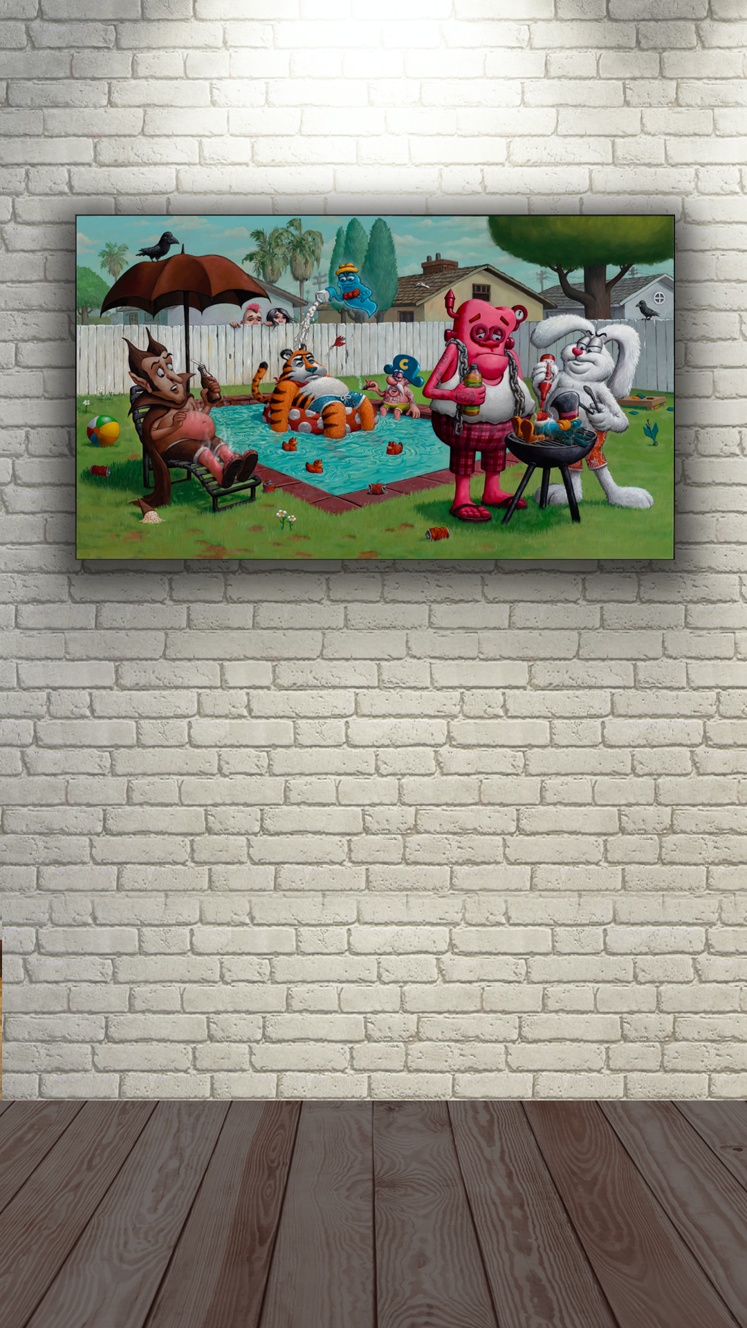 "Sweet Day Poolside" Canvas Editions