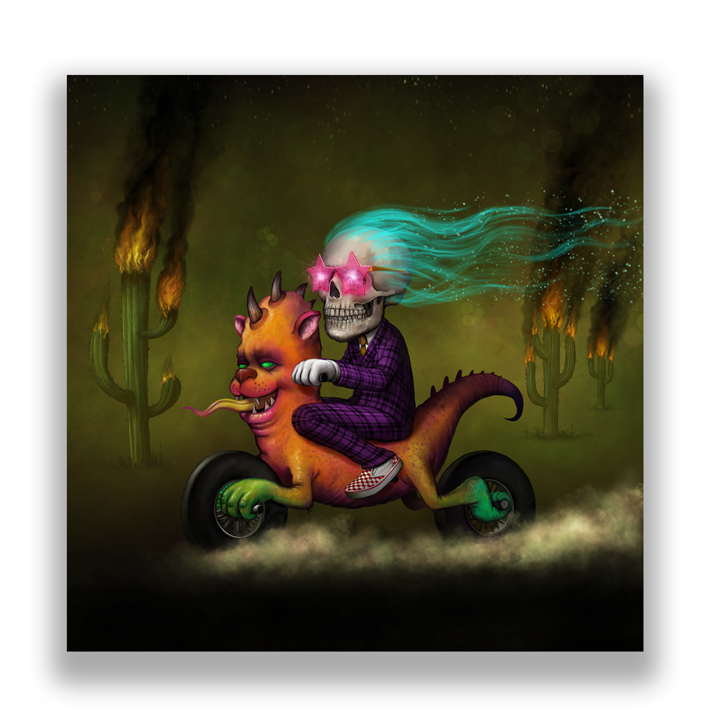 "Mi Bicicleta" Paper Print