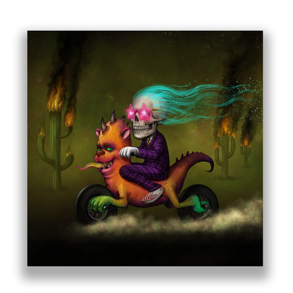 "Mi Bicicleta" Paper Print