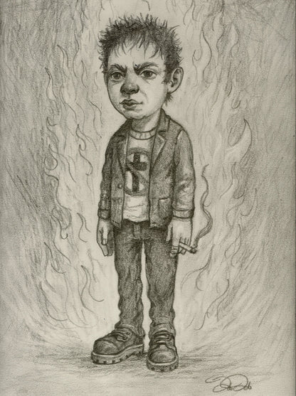 "Do What You Want" Graphite Drawing