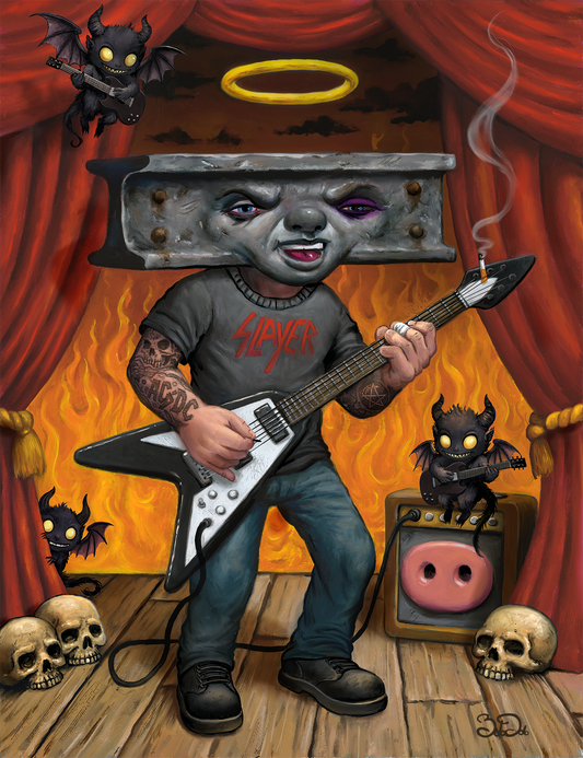 "Metal Head"  Paper Edition