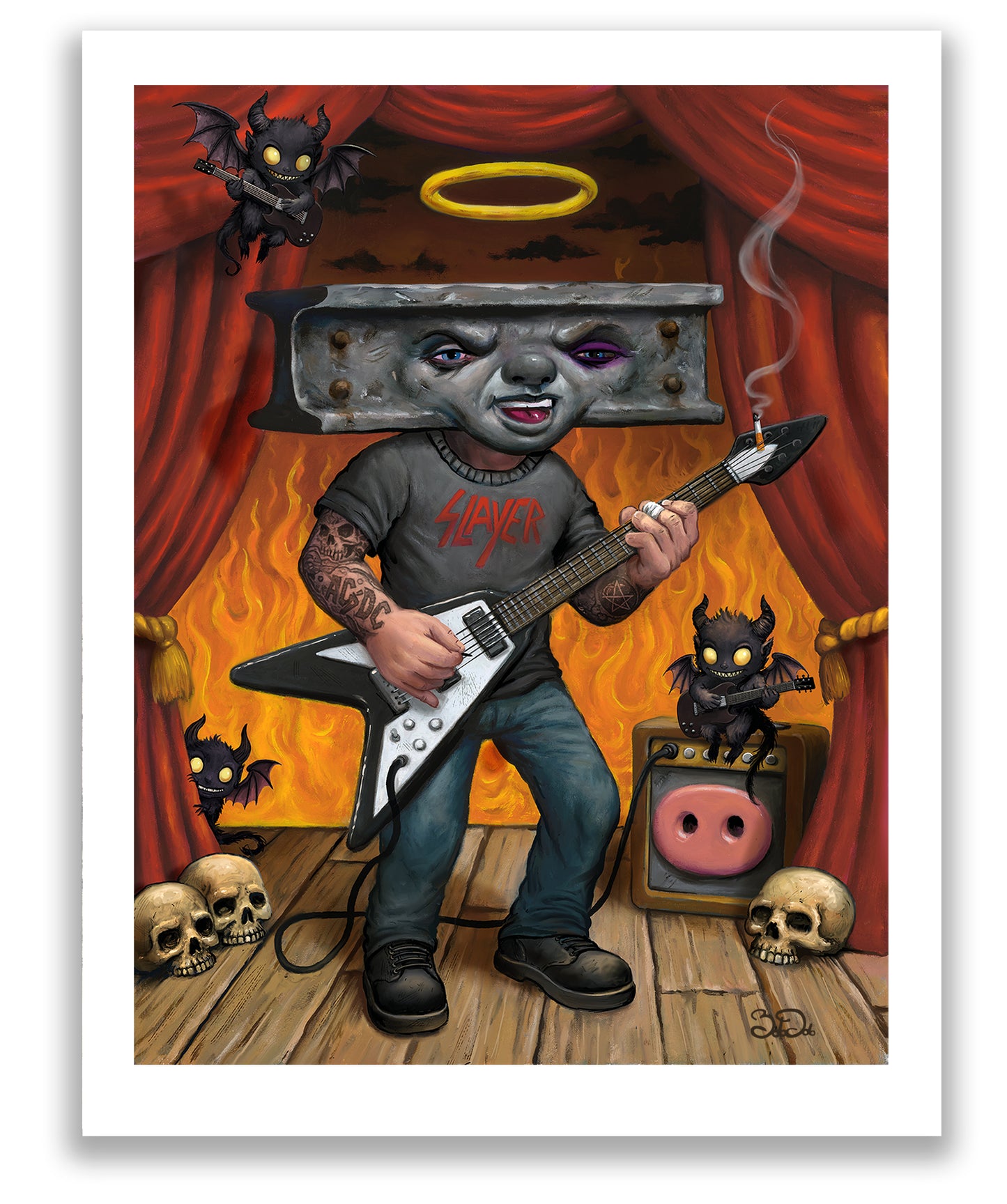 "Metal Head"  Paper Edition