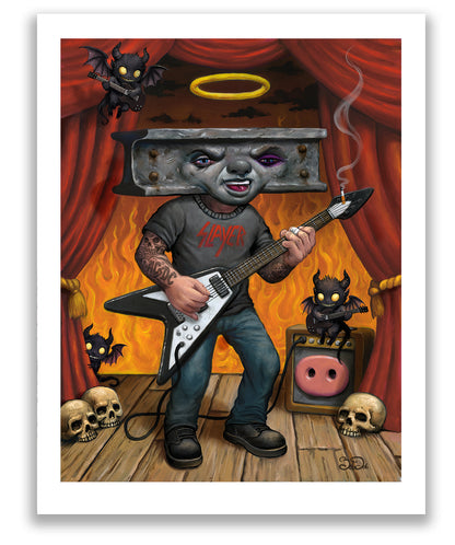 "Metal Head"  Paper Edition