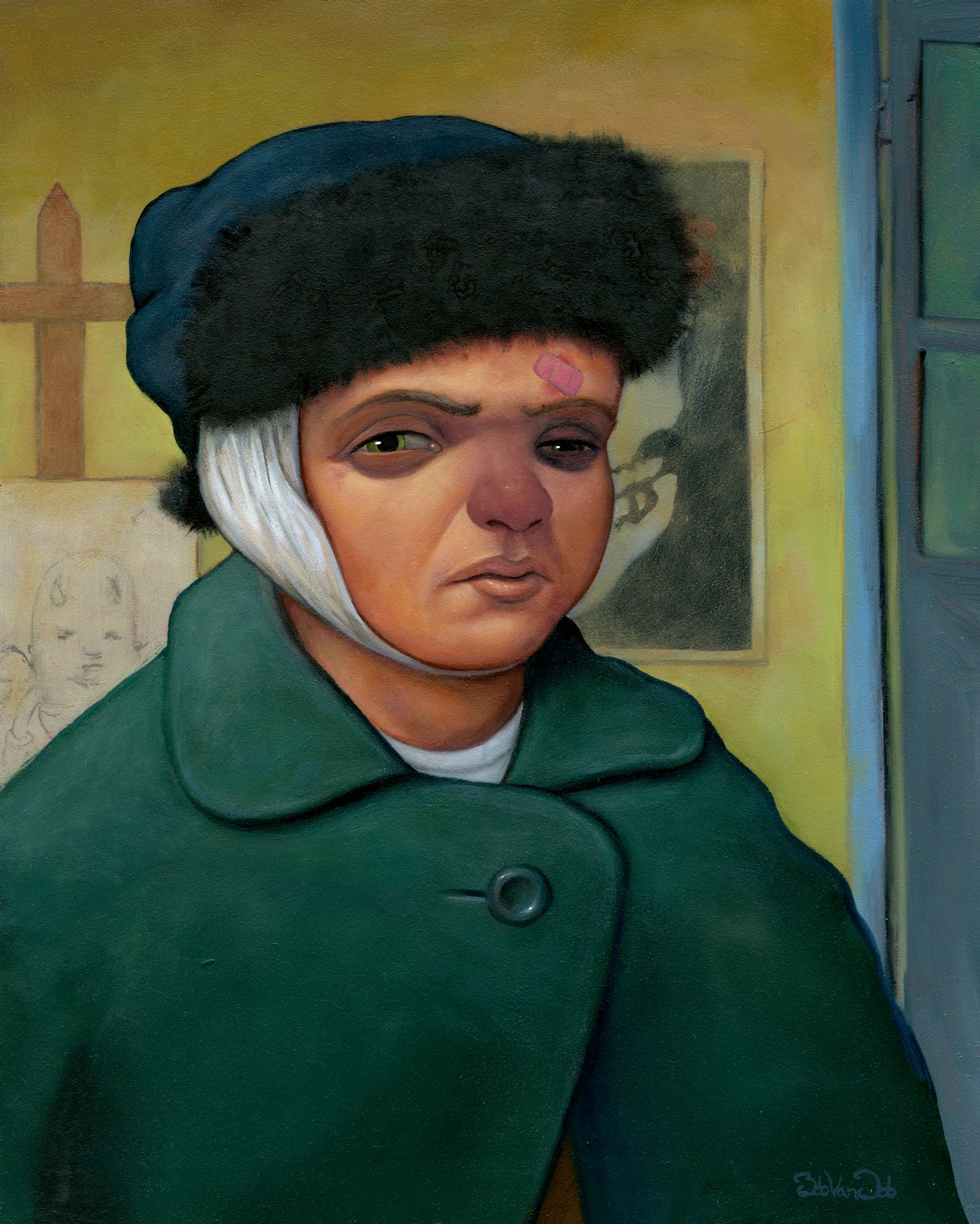 "Can You Hear Me Now" Paper Print