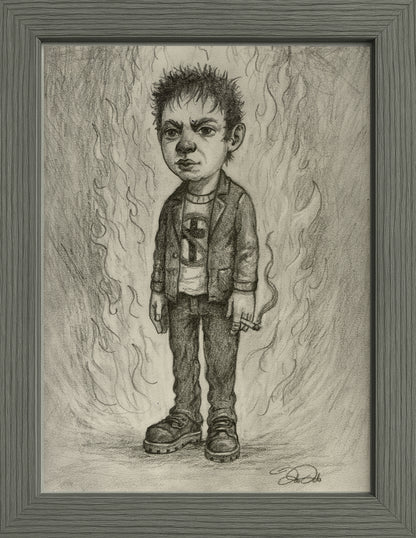 "Do What You Want" Graphite Drawing