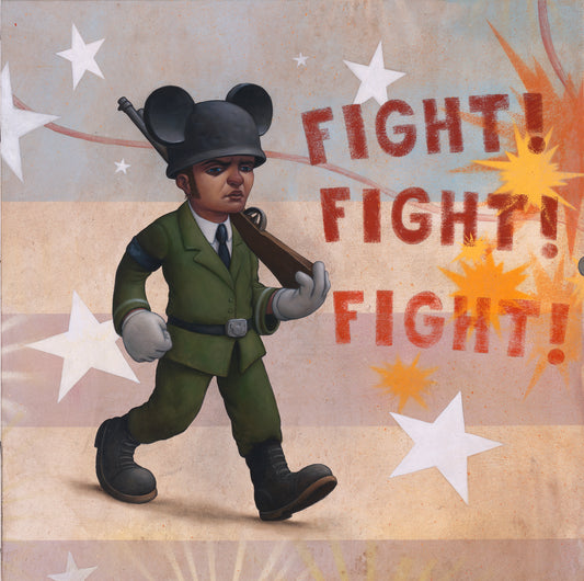 "Fight Fight Fight" Paper Print