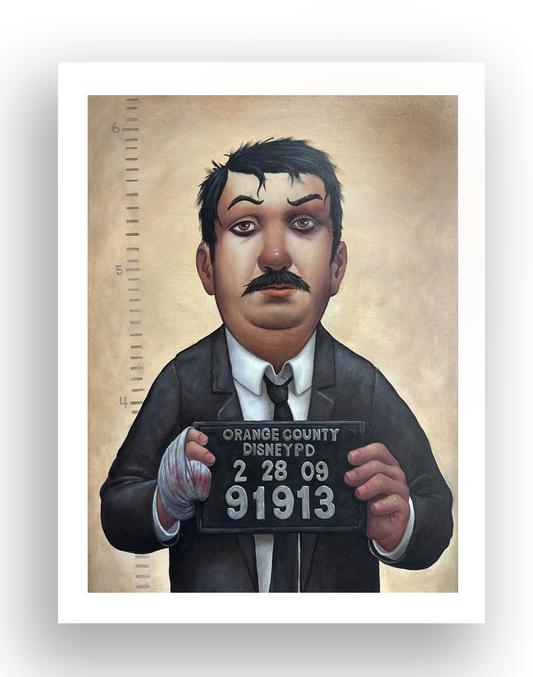 "Mug Shot Walt" Paper Mini Print