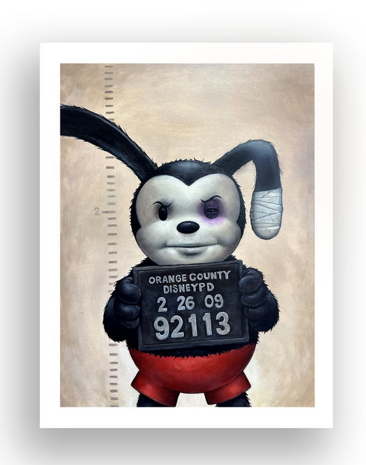 "Mug Shot Oswald" Paper Mini Print