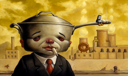 "Pot Head" Mini Print  Paper Edition