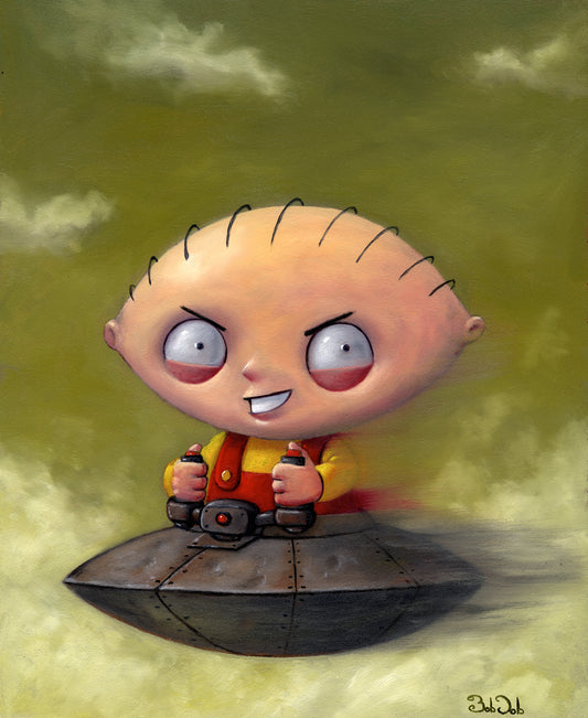 "Speed Demon" (Stewie). Paper Mini Print