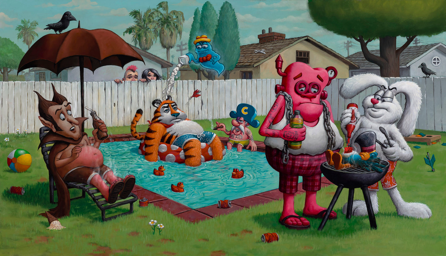 Sweet Day Poolside"  Paper Edition